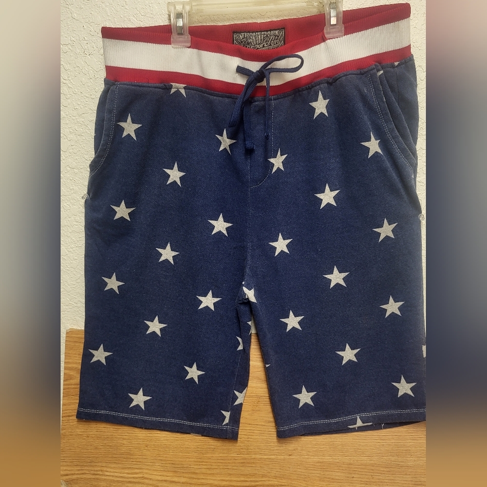 Brooklyn Cloth Stars & Stripes Shorts Men Size L
